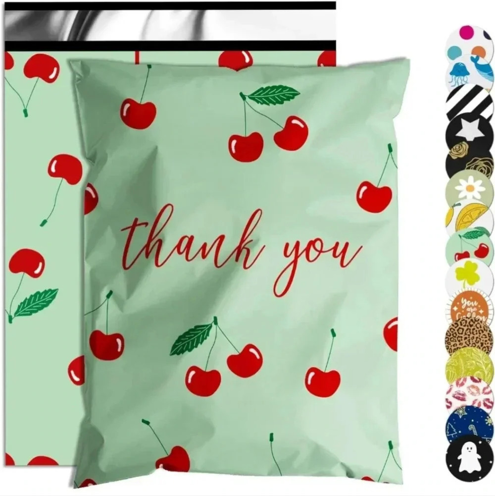Thank You Poly Mailer 10x13 Inch 100 Pcs, Waterproof and Tear-Resistant Shipping